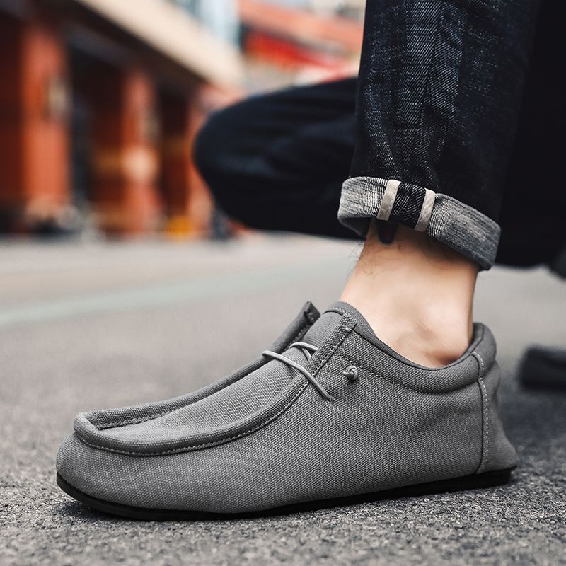MAEDEF Man's Sneakers Canvas Flats Male Summer Casual for Men High Quality Loafers 2024 Walking Driving Mens Shoes_voghion.com