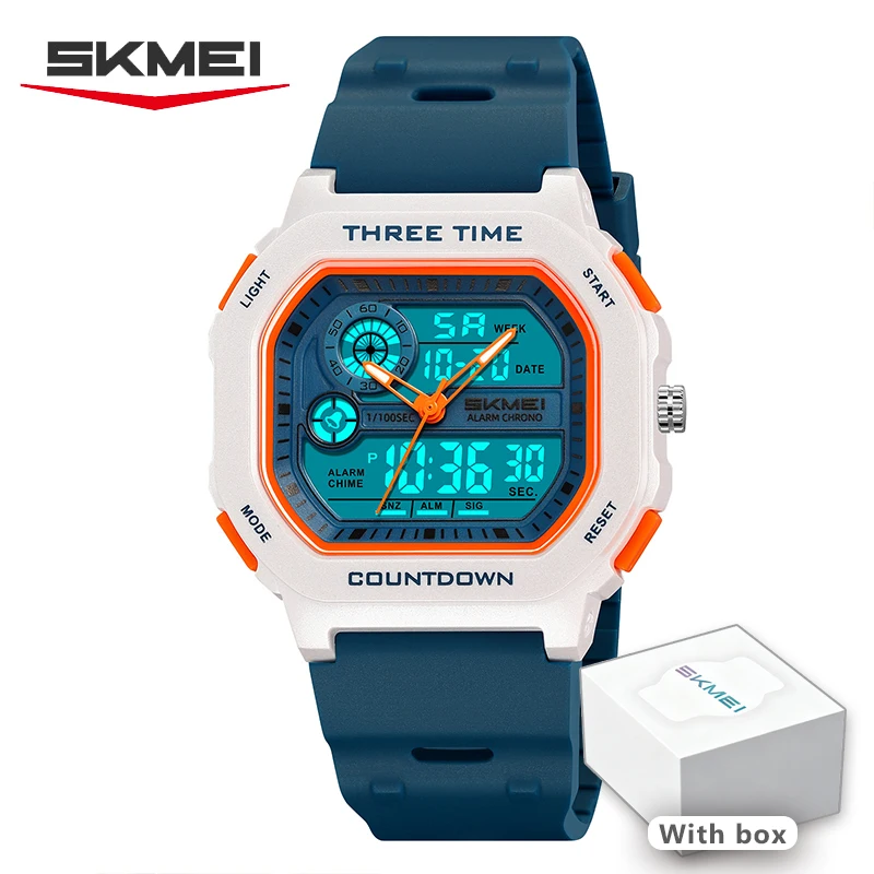 Men's Square Sports Watch With Date And Week Display Quartz_voghion.com