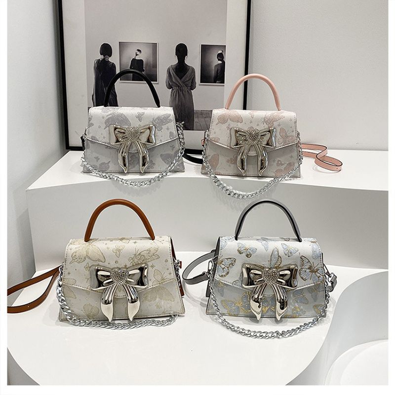 Damentaschen Kette Umhängetasche Super heiße Pailletten Nischendesign Einzelschulter kleine quadratische Tasche_voghion.com