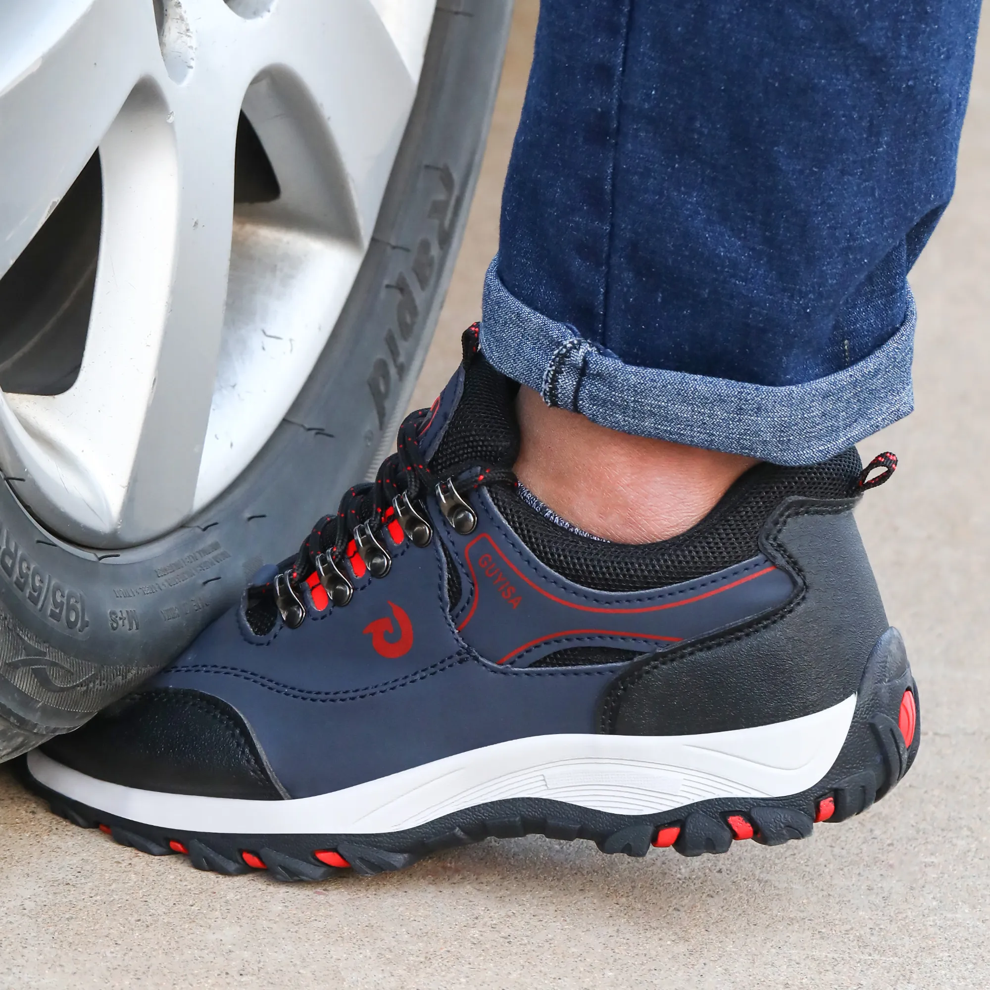 Steel Toe Cap For Men Boots Puncture-Proof Work Safety Protective Working Shoes Male Footwear Security Sneakers_voghion.com