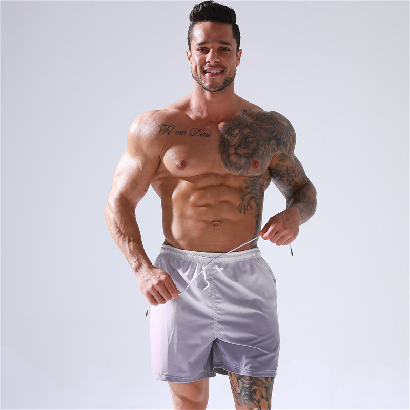Men's Gradient Print Quick-Dry Swim Shorts Beach Surf Board Shorts With Floral Design - Streetwear Casual Shorts (S-XXL) - Green/Blue/Purple Ombre​​_voghion.com