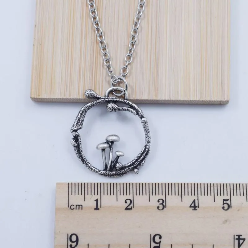Pendant Necklaces 12pcs Lovely Sweet Metal Alloy Mushroom Necklace Women's Temperament Jewelry Friend Birthday Gifts_voghion.com