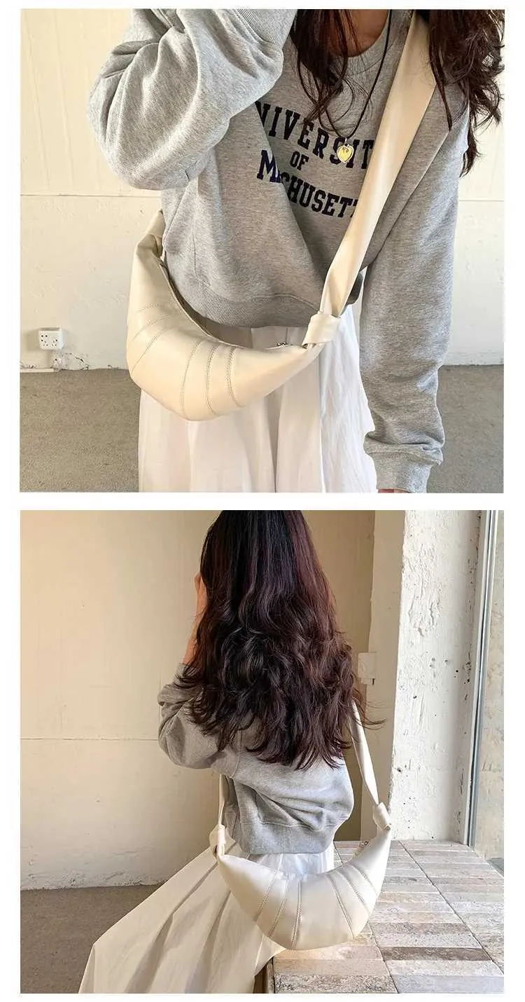 Croissant hobo schoudertas dames engelse stijl pu_voghion.com