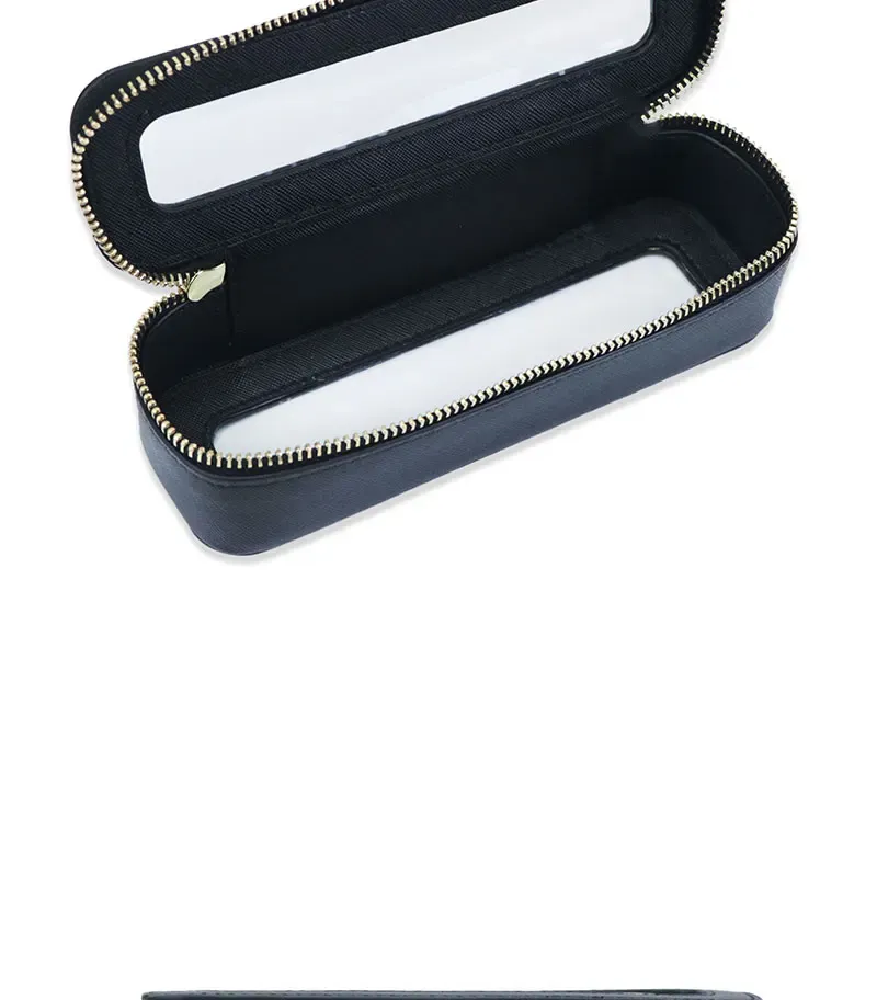 Trousse de toilette personnalisée en cuir véritable, colorée, classique, portable, voyage, transparente, en PVC, cosmétique, TPU_voghion.com