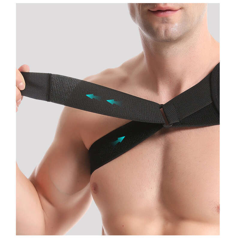 Sports Single Fitness, Sprain, Strain, Fixed Compression Joint Protection, Adjustable Elastic Shoulder Strap_voghion.com