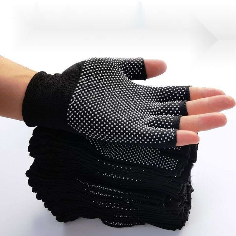 Novas luvas universais para pesca com isca antiaderente, corte de meio dedo, antirriscos, resistentes ao desgaste, à prova d'água_voghion.com
