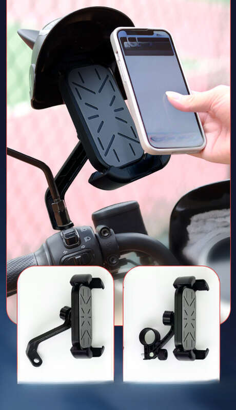 Elektrikli Navigasyon Standı, Sürücü Motosiklet Telefon Tutucu, Darbeye Dayanıklı, Sabit ve Sarsıntı Önleyici_voghion.com