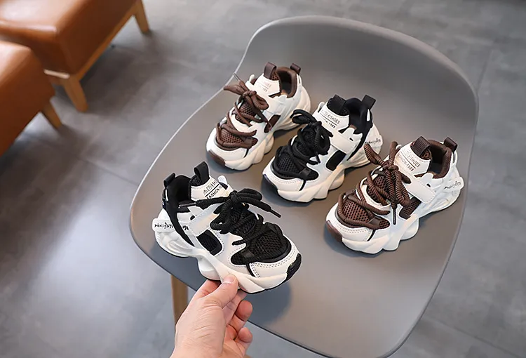 Dětské batolata pro chlapce a dívky síťované malé děti volnočasové tenisky protiskluzové Happysteps dětské sportovní boty velikosti_voghion.com