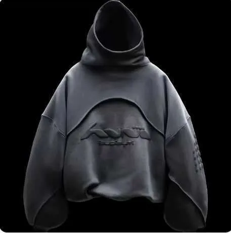 Felpa con cappuccio da ragazzo con stampa nazionale di tendenza HUNI del 2024, stampa in schiuma, vendita calda, versatile, T250721_voghion.com