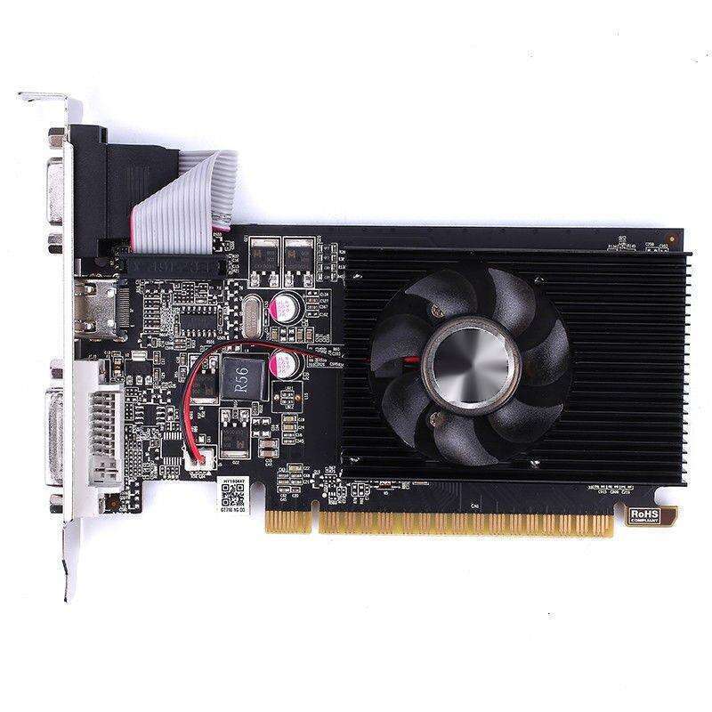 Fargerik GT710 Icestorm Shark/Versjon 1GD3 datamaskin uavhengig HD-grafikkort_voghion.com