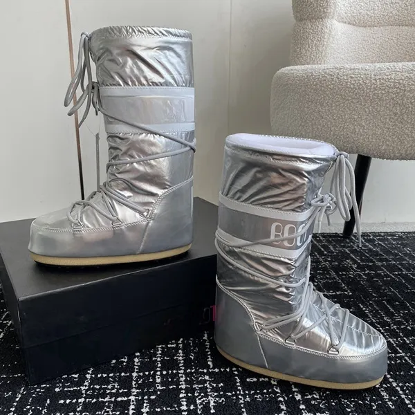 Stivali da neve firmati Moonboots da donna e da uomo, lunghi alla caviglia, in lana, stivali neri, in pelle scamosciata, in pelliccia, mini stivaletti, alti fino alla coscia, in pelliccia_voghion.com