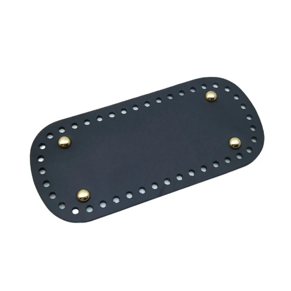 18*8cm Long For Knitted PU Leather Base Handmade With Holes DIY Crochet Bag Bottom Accessories 2023_voghion.com