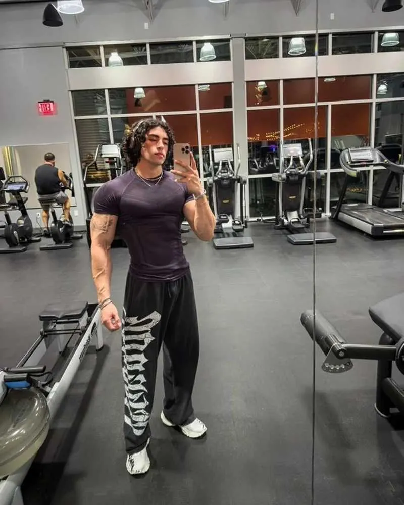 T-shirt de compression à manches courtes pour homme, séchage rapide, pour vélo, course à pied, entraînement, vêtements de sport, W250317_voghion.com