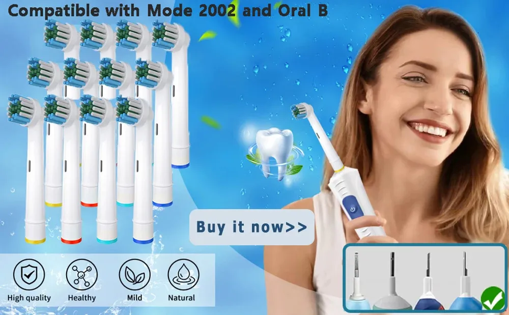 Electric Rotary Cleaning Teeth Waterproof Electronic Tooth Brush With Timer Rechargeable Toothbrush With 8 Head 250102_voghion.com