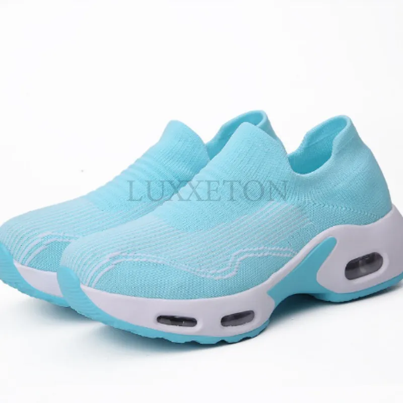 Scarpe sportive da esterno versatili, comode, casual, alla moda, con tallone in rete, traspiranti, con cuscinetto d'aria sul palmo, elastiche_voghion.com