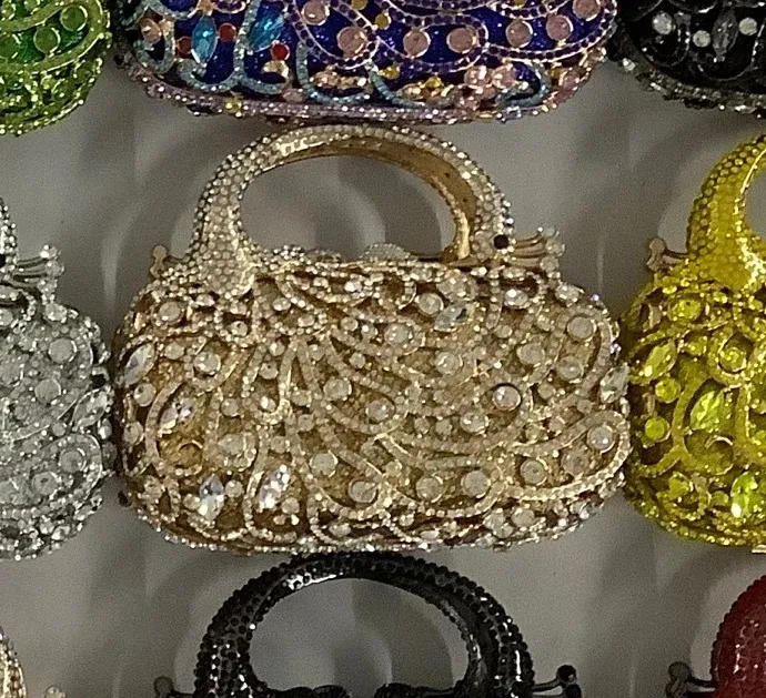 KHNMEET Genți de mână mini din auriu roz, cutie de cristal, genți de seară pentru femei, poșetă de nuntă cu șampanie, SM94 240819_voghion.com
