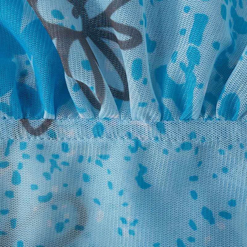 D21TP4802024 Sommer Neuer Sling-Pullover-Druck Plissee Offener Nabel Lässiges kleines Tanktop für Damen_voghion.com