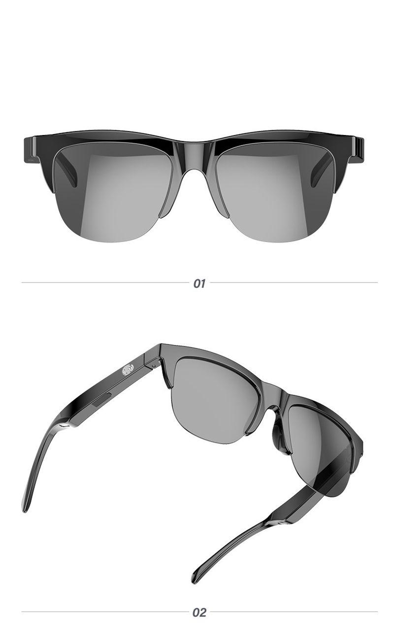 Nuovo commercio estero transfrontaliero occhiali intelligenti Bluetooth cuffie wireless antiriflesso occhiali da sole anti-polarizzazione viaggio_voghion.com