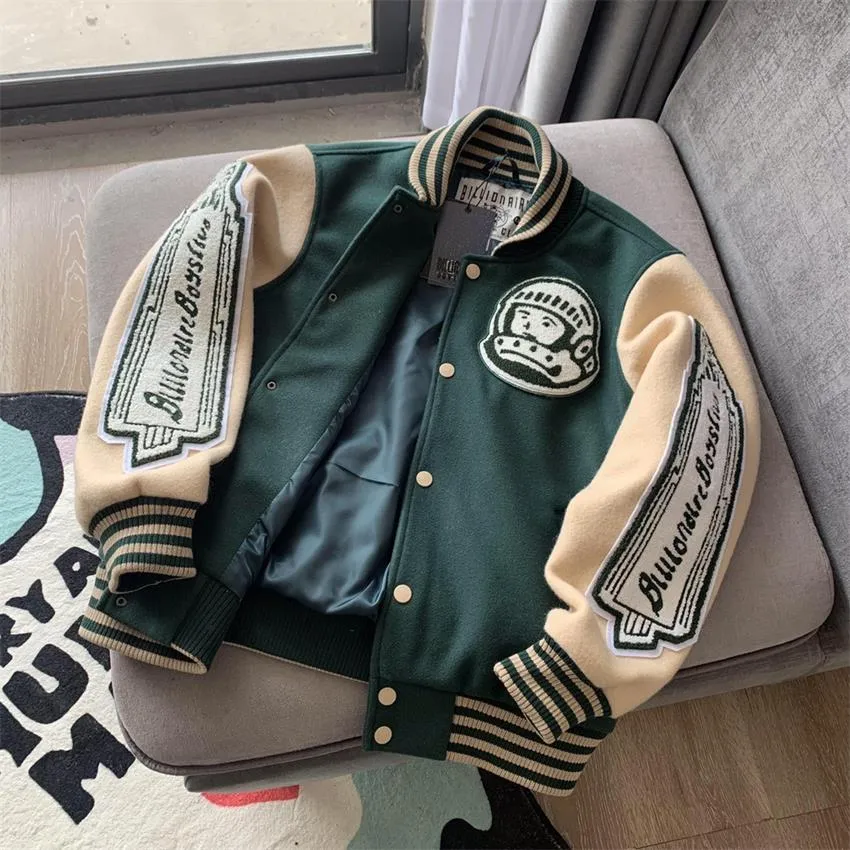 Baseball für Herren: Leichte Oberbekleidung im College-Stil, klassischer Bombermantel, Haruku-inspirierte Streetwear, Motorrad-Techwear_voghion.com