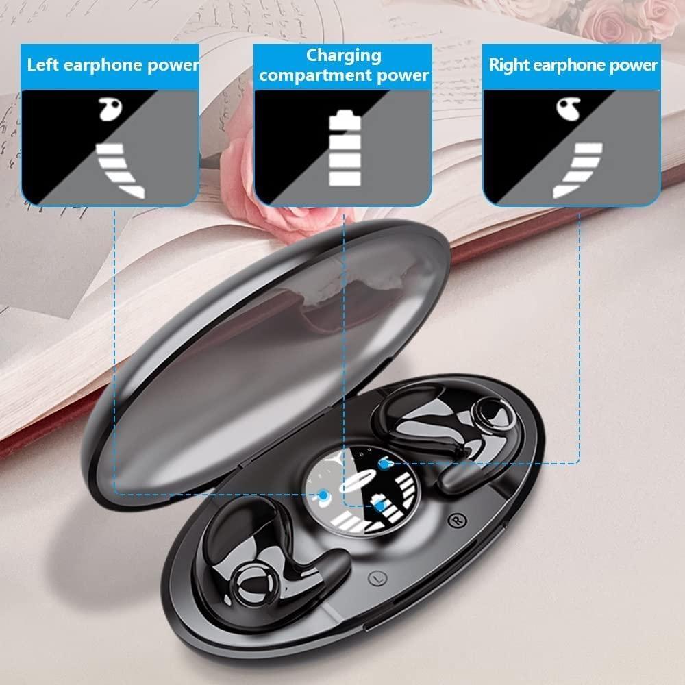 DIXSG Invisible Sleep Wireless Earphone,Bluetooth 5.3 Hidden Earbuds ,IPX5 Waterproof Noise Cancelling Touch Control Headphones_voghion.com