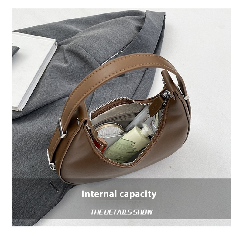 2024 Neue Nischendesign-Handtasche, modisch, bonbonfarben, trendig, eine Schulter, Unterarm-Dump-Tasche, geeignet für_voghion.com