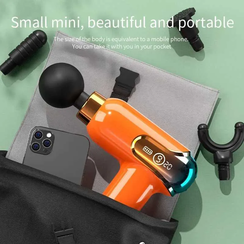 Compact massagepistool - Draagbare spierverlichting_voghion.com