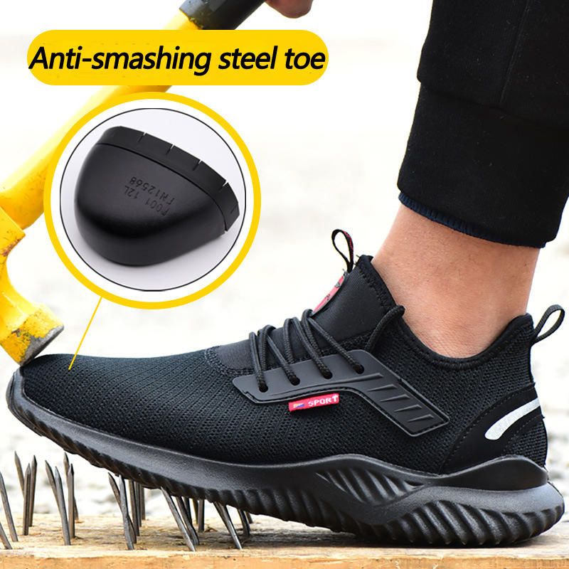 Pantofi de siguranță Trabo Fashion pentru bărbați, ușori și confortabili, pantofi de protecție indestructibili antiglonț_voghion.com