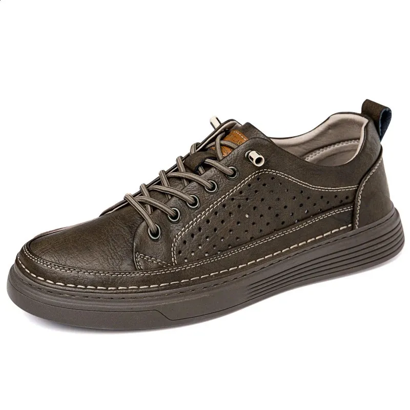 Abnkarwin Homens Couro Casual Sapatos Baixos Clássico Moda Primavera Verão Outono Inverno Tamanho Grande 47 240702_voghion.com