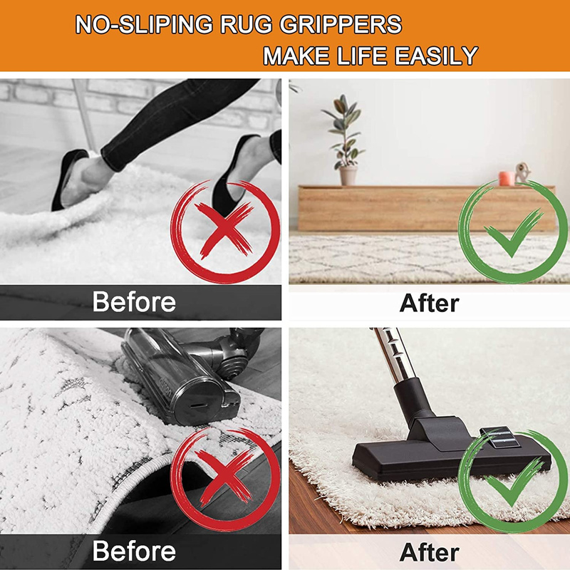 4Pcs/set Triângulo Lavável Reutilizável Tapete Pegador Antiderrapante Tapete de Borracha Antiderrapante Fita de Remendo para Pisos de Azulejos Tapetes Cantos Almofada_voghion.com