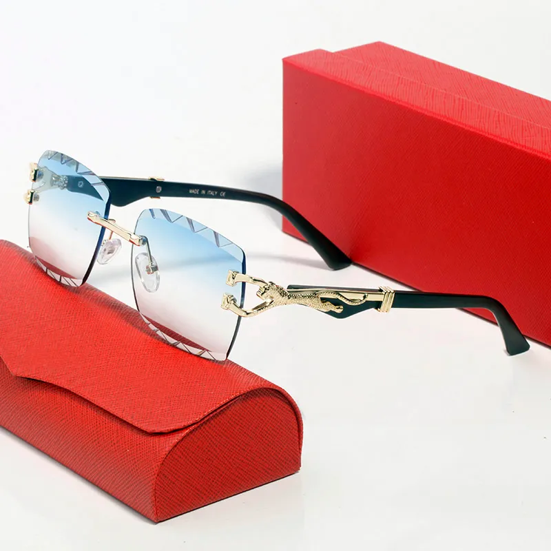occhiali da sole firmati senza montatura occhiali da vista con taglio a diamante montatura in corno di bufalo montatura in legno lenti marroni Moda ins rete rosso stesso uomo e_voghion.com