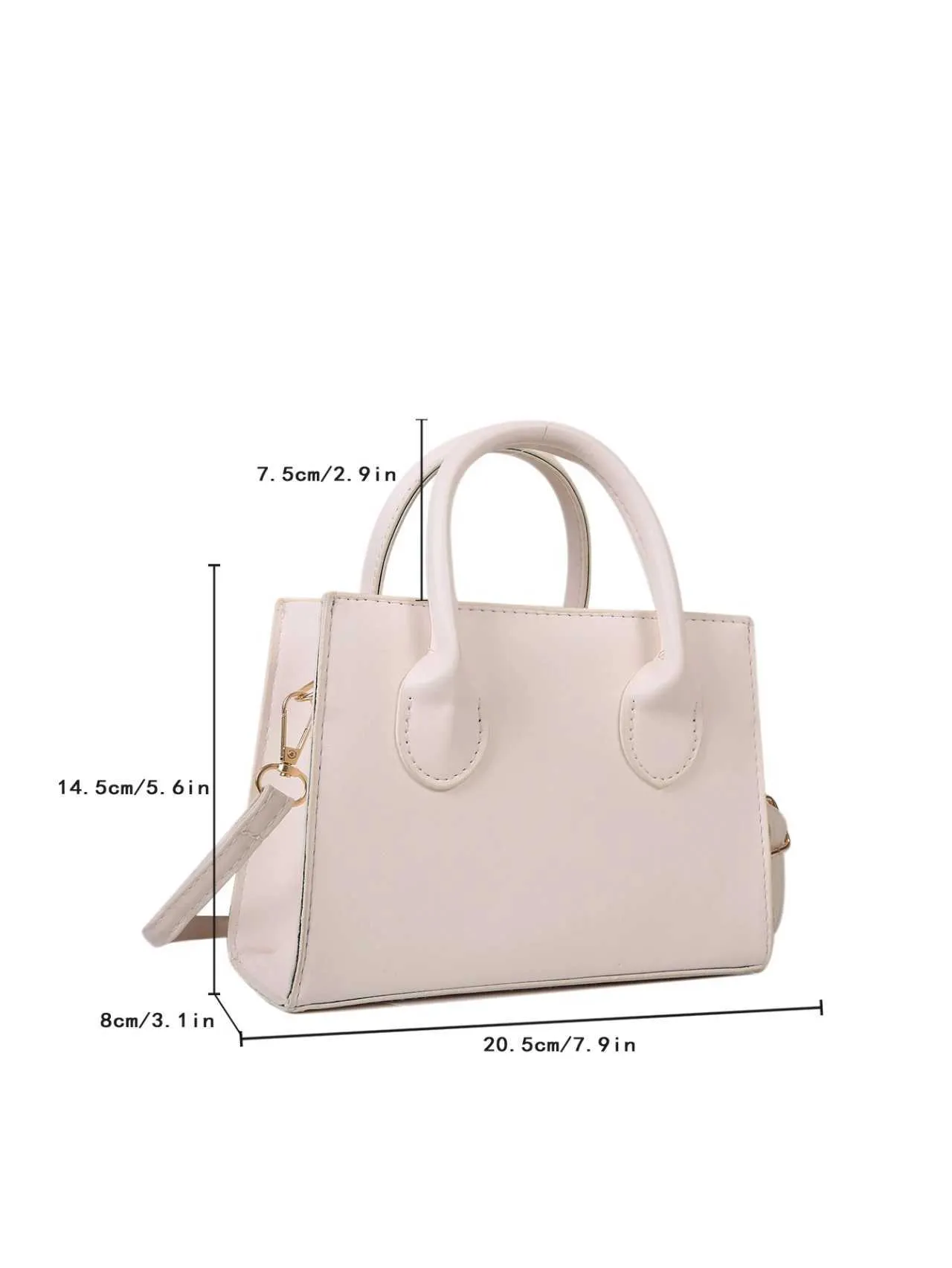 Sac de créateur Minimum petit sac carré noir entièrement assorti avec portefeuille à poignée supérieure, sac à bandoulière de travail classique. Y241118_voghion.com