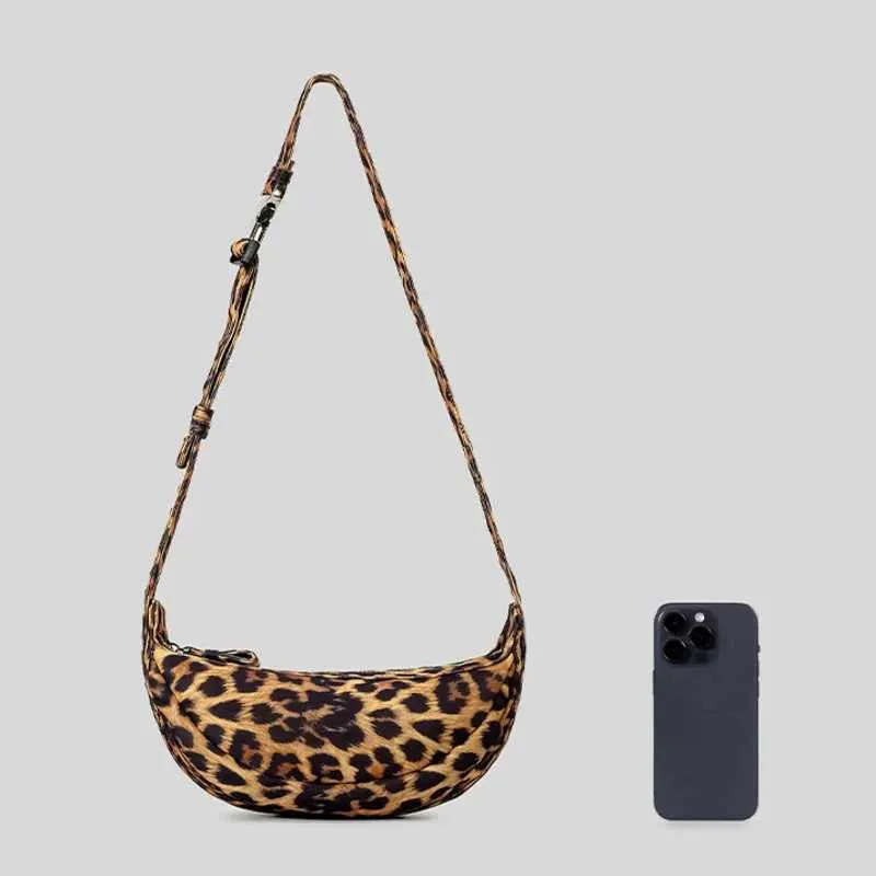 Sac à main en toile imprimé léopard pour femme, sacoche à bandoulière, tendance et tendance, Y241118_voghion.com