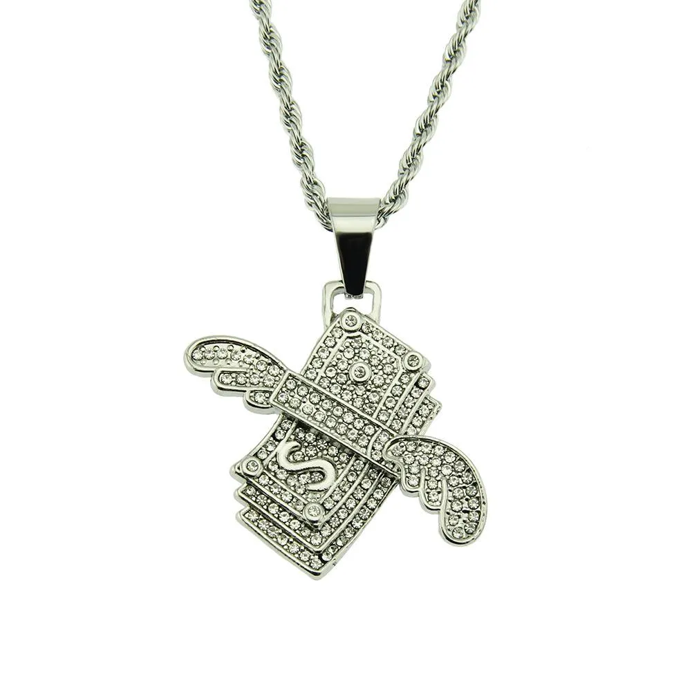 Personalisierte Hip-hop-halskette Mit Eiskaltem Anhänger Gold_voghion.com