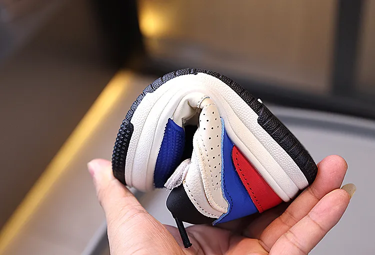 Kids Fashion High Top Casual Sport Girls Boys Youth Non-slip Board Shoes Autumn New Soft Sole Littlesprouts Toddler_voghion.com