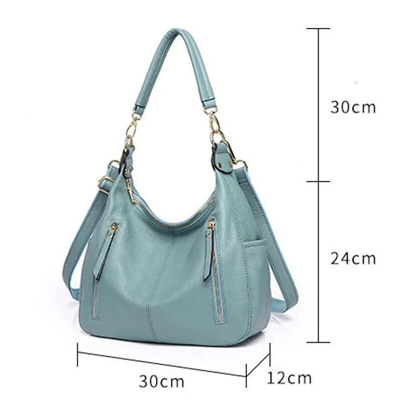 Zency Borsa a mano in vera pelle morbida di alta qualità, grande capacità, da donna, hobo, elegante, classica, a tracolla_voghion.com