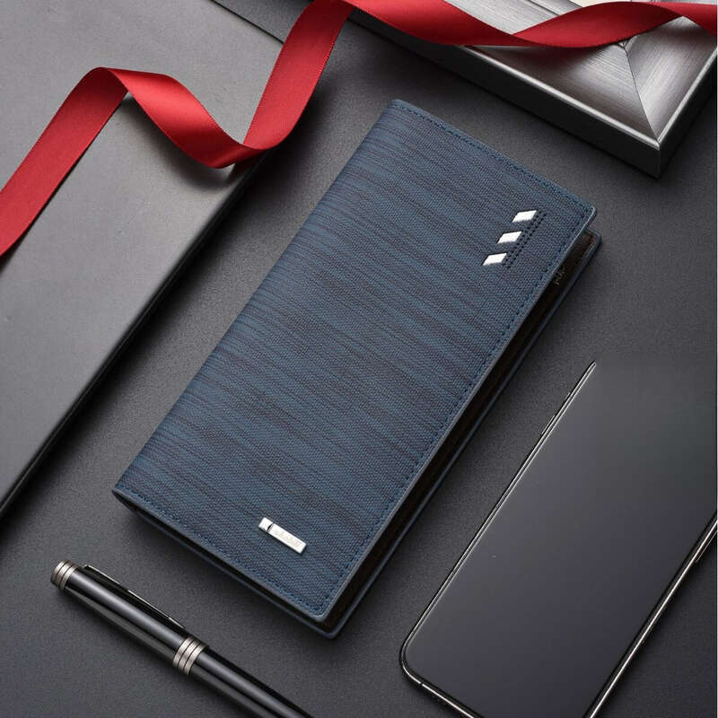 Ultra-thin Long Multifunctional Card Holder Men's Wallet Handbag Coin Purse Trends_voghion.com