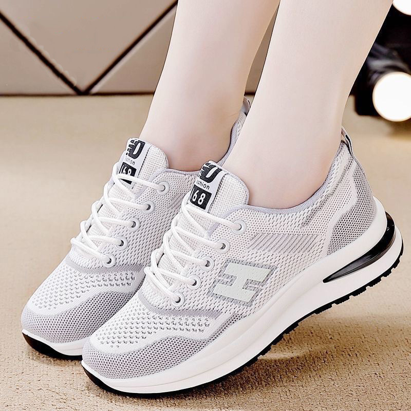 【Shoe Factory】New Casual Sneakers Fashion Soft Sole Breathable Running Walking Women's Trendy Shoes_voghion.com