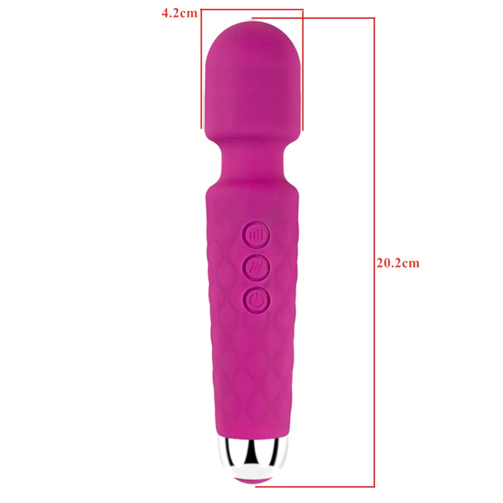 Vibrateur av magic wand puissant pour stimulation du point g_voghion.com