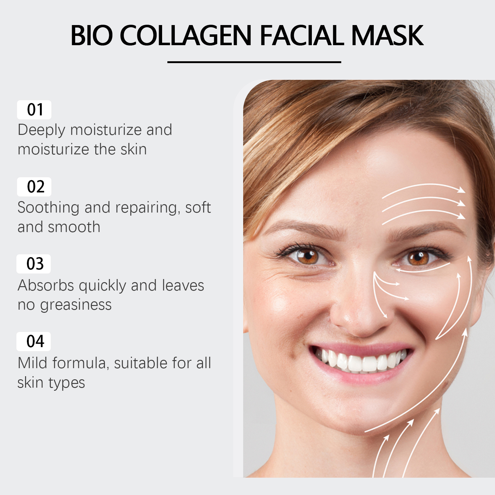 Jaysuing Collagen Hydrating Mask (Box Set) Moisturizes, Beautifies The Skin, Reduces Wrinkles, Repairs And Brightens The Complexion_voghion.com