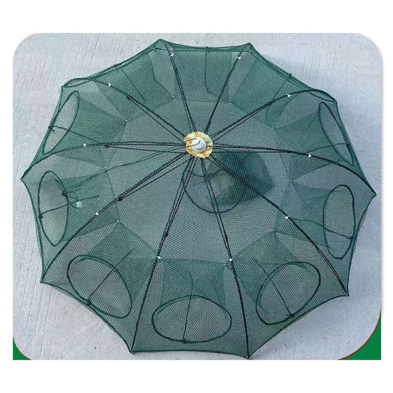Rede de pesca tipo guarda-chuva para peixes, camarão, caranguejo, gaiola para tartarugas, gaiola para enguias_voghion.com