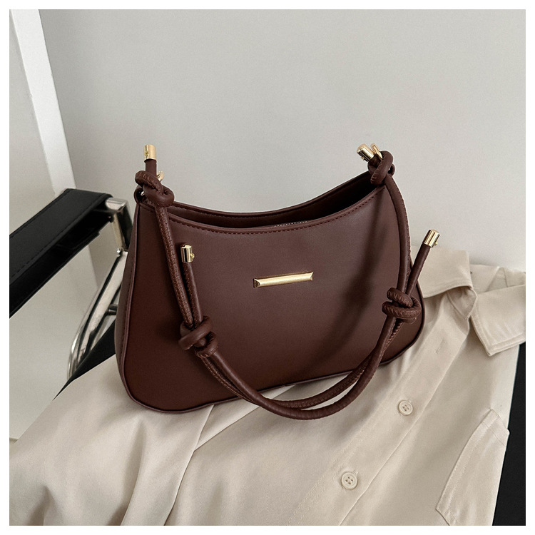 Popular Small Bag Women's Bag 2024 Spring New Versatile Small Square Bag Fashion Candy Color Single Shoulder Underarm Bag_voghion.com
