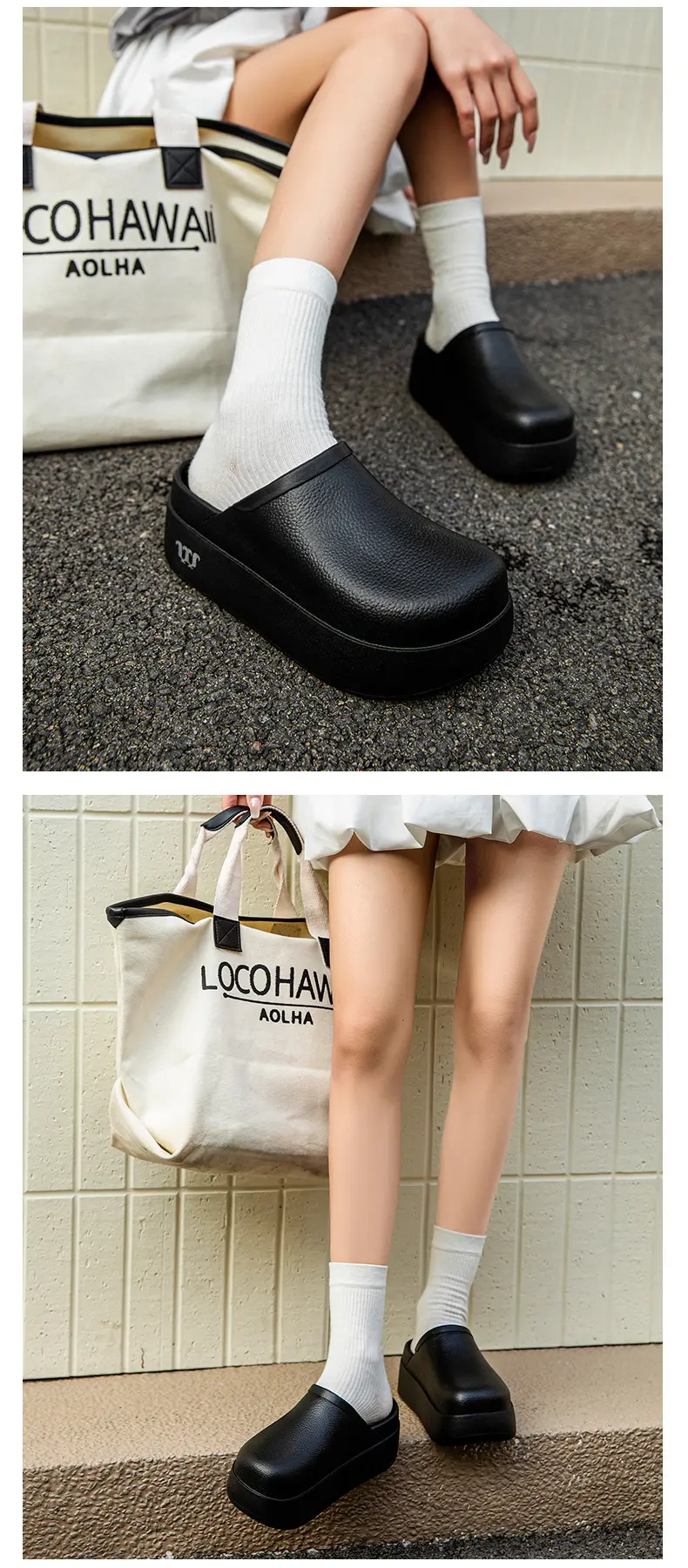 Dünne, silberne Pendlerschuhe mit mittelhohem Absatz, dicker Sohle, Taschenverschluss und Zehenkappe_voghion.com
