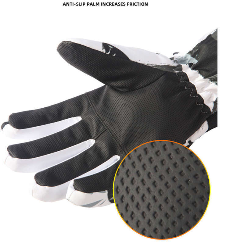 Ski Gloves Men In Winter, Warm, Cold Resistant, Waterproof, Thick Velvet, Suitable For Playing With Snow And Cycling._voghion.com