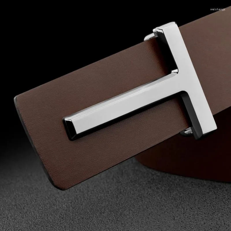 Echte leren riem voor dames en heren in een elegante stijl_voghion.com