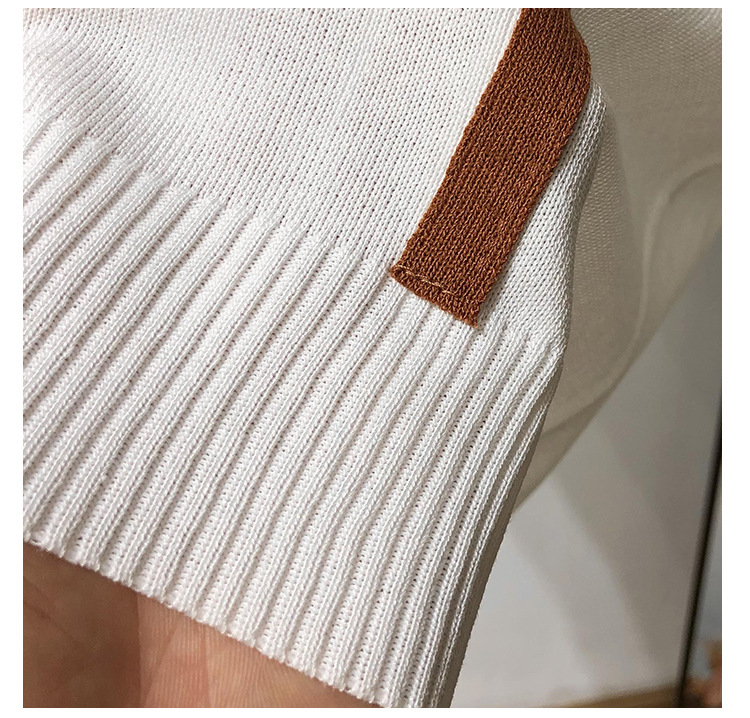 Herretøj Sommer Tynd Strikket Kortærmet Herrepoloshirt Med Revers Issilke T-shirt Ungdom Halværmet Sweater Herre Slim Fit_voghion.com