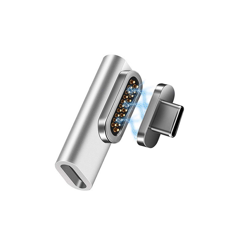 Adattatore USB C magnetico 9 pin 20 pin 24 pin connettore tipo C USB PD 100 W ricarica rapida 10 Gbp/s dati per più dispositivi tipo C_voghion.com