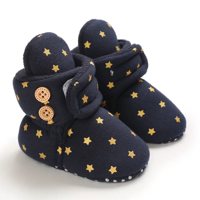 Newborn Baby Socks Boy Girl Enfant Toddler First Walkers Booties Cotton Comfort Soft Anti-slip Warm Littlesprouts Infant_voghion.com