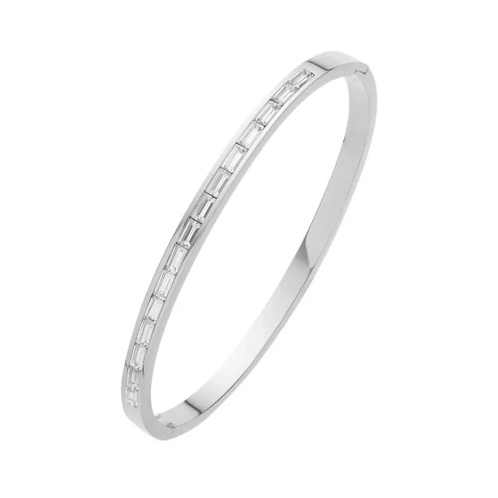 Náramek Zalman U Buckle Cable Wire Bangle pro ženy Lover Chain Bracelets Nerezová ocel Šperky Velkoobchodní dárek Novinka_voghion.com
