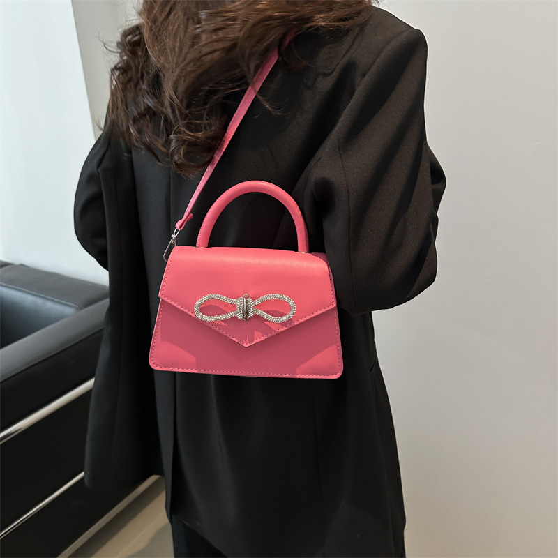 Elegante borsa a tracolla da donna con fiocco - versatile handbag_voghion.com