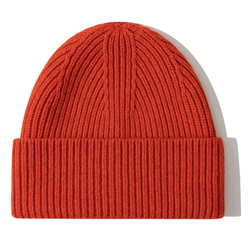 Knitted Beanie Hat For Men Luxury Wool Winter Hat Designer Style_voghion.com